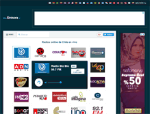 Tablet Screenshot of emisora.cl